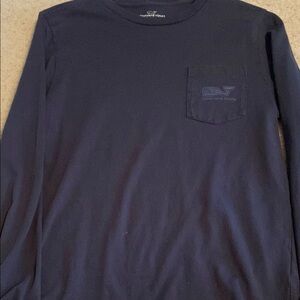 Vineyard Vines Men's Navy Long Sleeve Shirt
